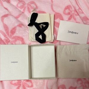 Saint Laurent Cream and Black Box Set